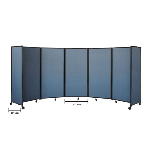 Versare 102'' W x 72'' H 3 Panel Folding Room Divider Wayfair